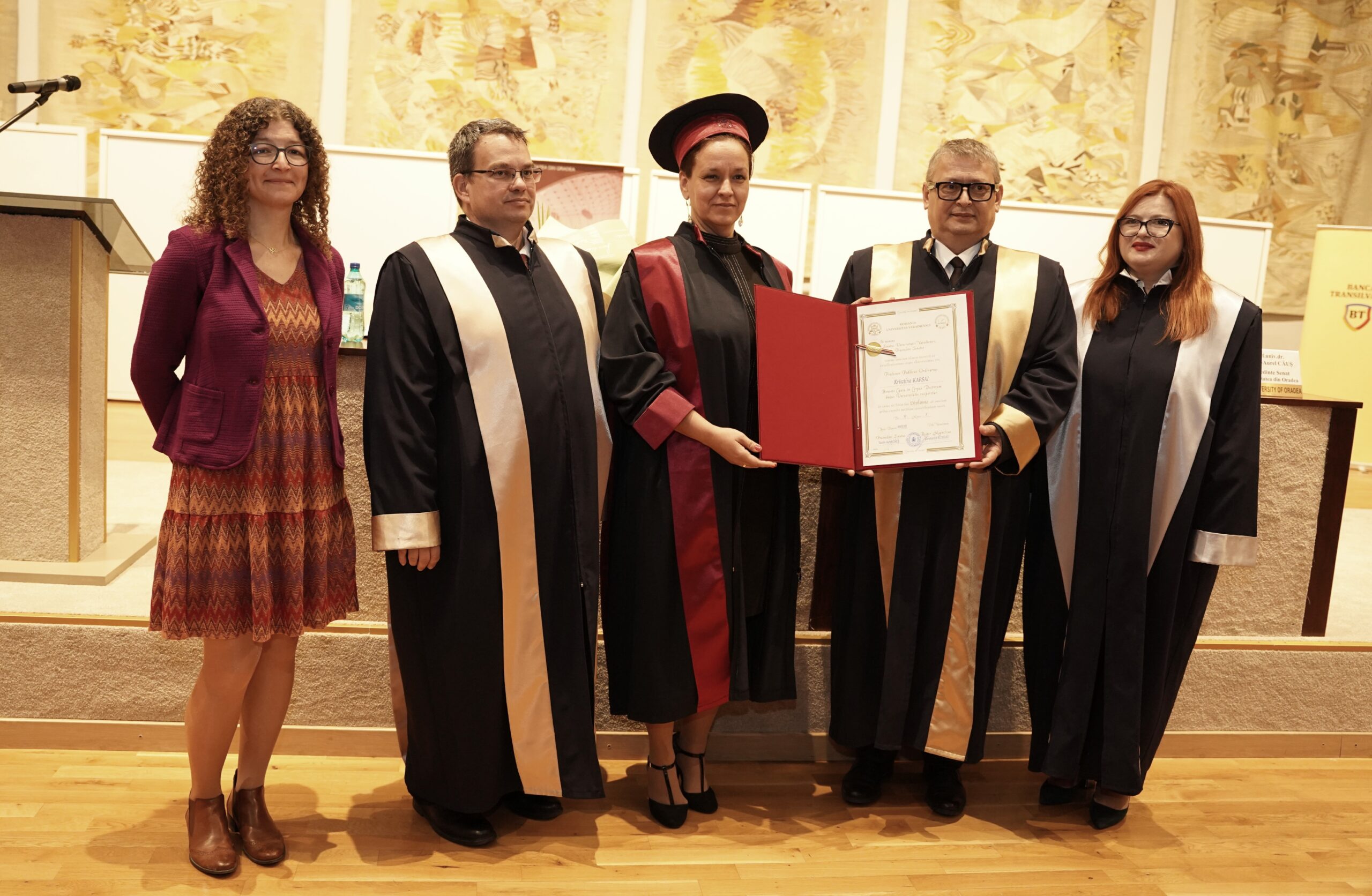 Doctor Honoris Causa al Universității din Oradea pentru prof. univ. dr. habil. Krisztina Karsai, de la Universitatea din Szged – Ungaria