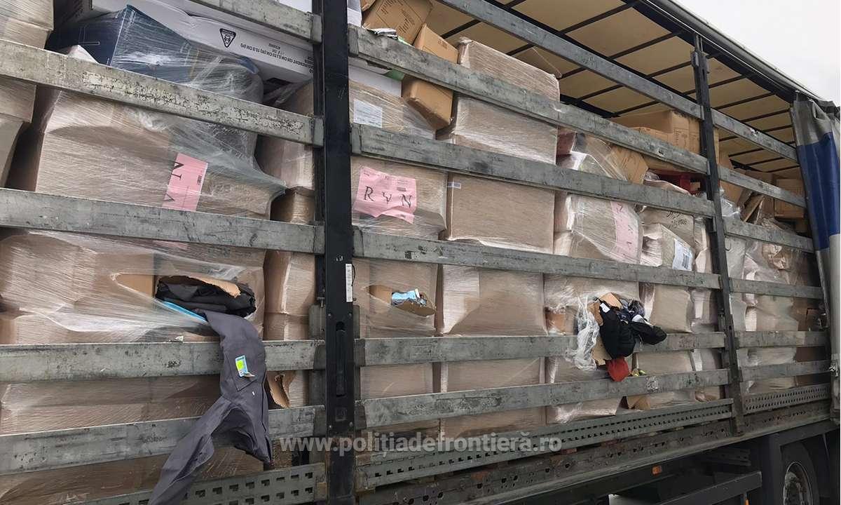23 de tone deşeuri constând în textile și electrocasnice, oprite la Borș II