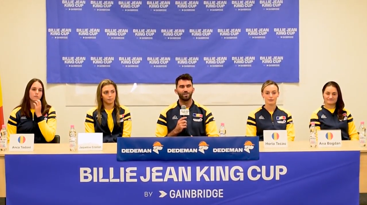 Echipa de tenis a Romaniei, prezenta la Oradea: Abia asteptam sa vizitam orasul dupa ce batem Ungaria in Billie Jean King Cup