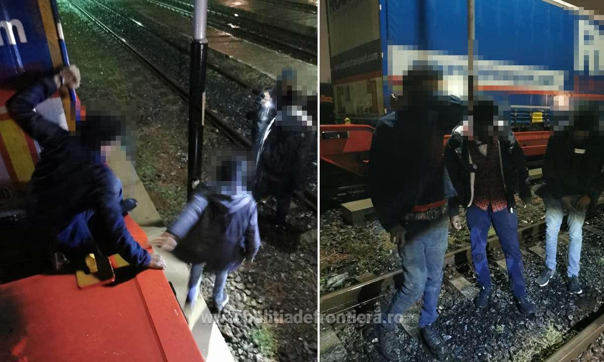 Metodă periculoasă de ascundere. Cetăţeni din Sudan depistaţi pe ansamblul de roţi al şasiului unui vagon, într-un tren cu destinaţia Germania, la Punctul de Trecere a Frontierei Episcopia-Bihor