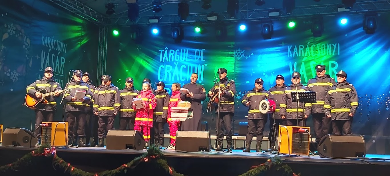 Pompierii militari bihoreni va invita marti seara la un concert de colinde in Orasul Faptelor Bune, la Casa Zu