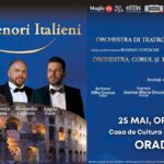 Trei tenori italieni aduc arii şi canzonete celebre pe scena Casei de Cultură a Sindicatelor din Oradea pe 25 mai 2023