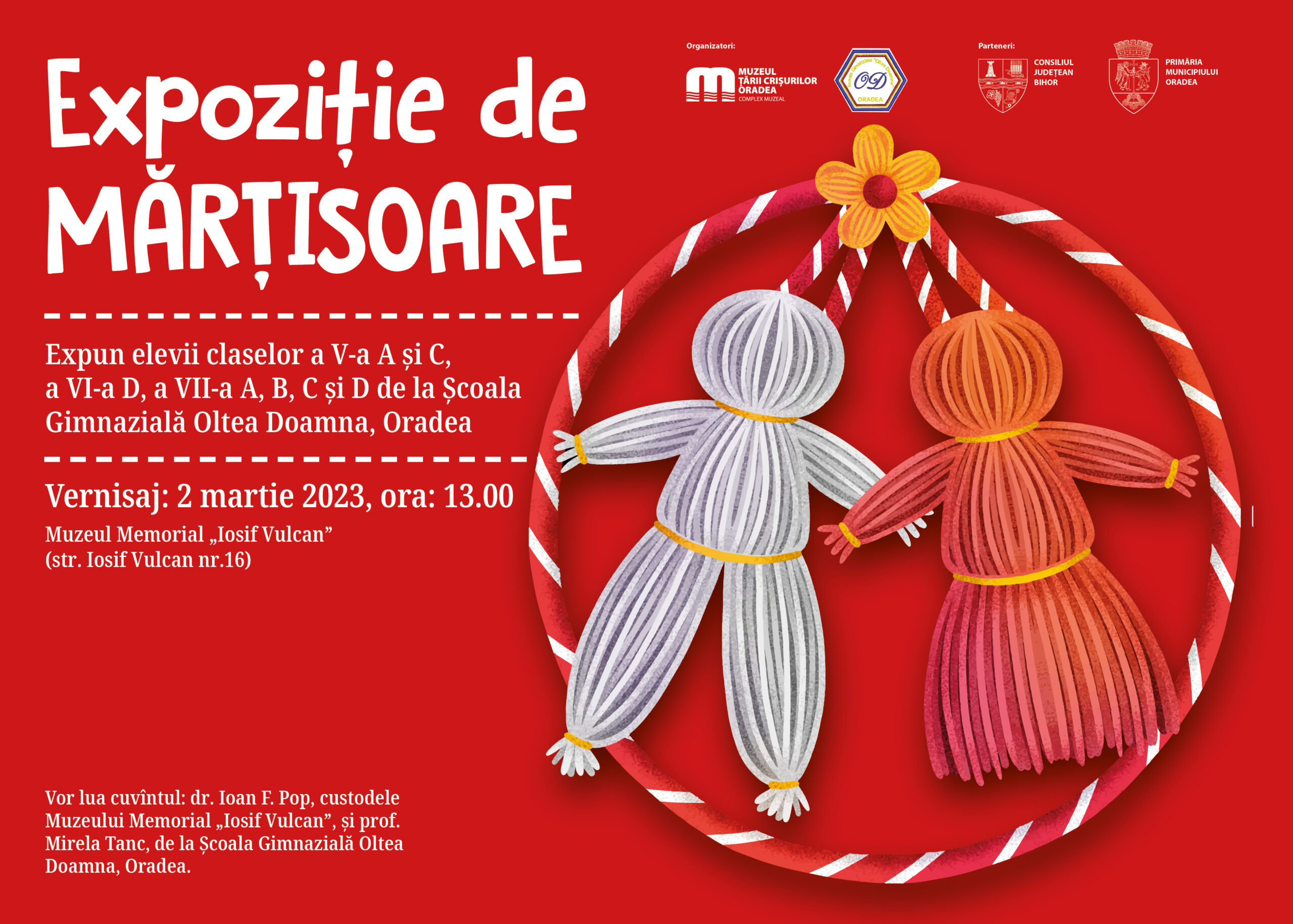 Expoziție de mărțișoare la Muzeul Memorial „Iosif Vulcan”
