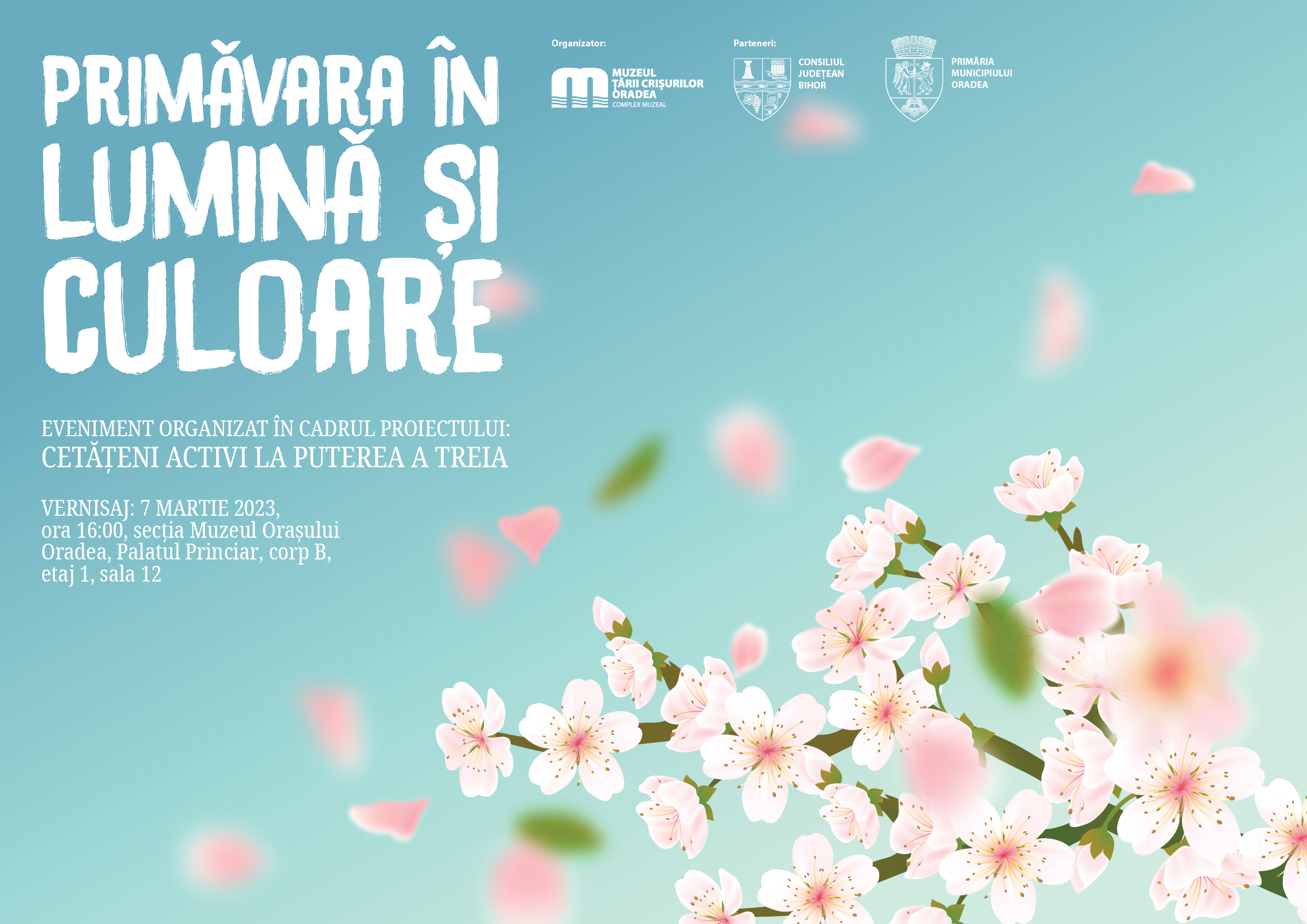“Primăvara în lumină și culoare” – expozitie de picturi, creatii din ceramica, martisoare si felicitari la Muzeul Orasului Oradea