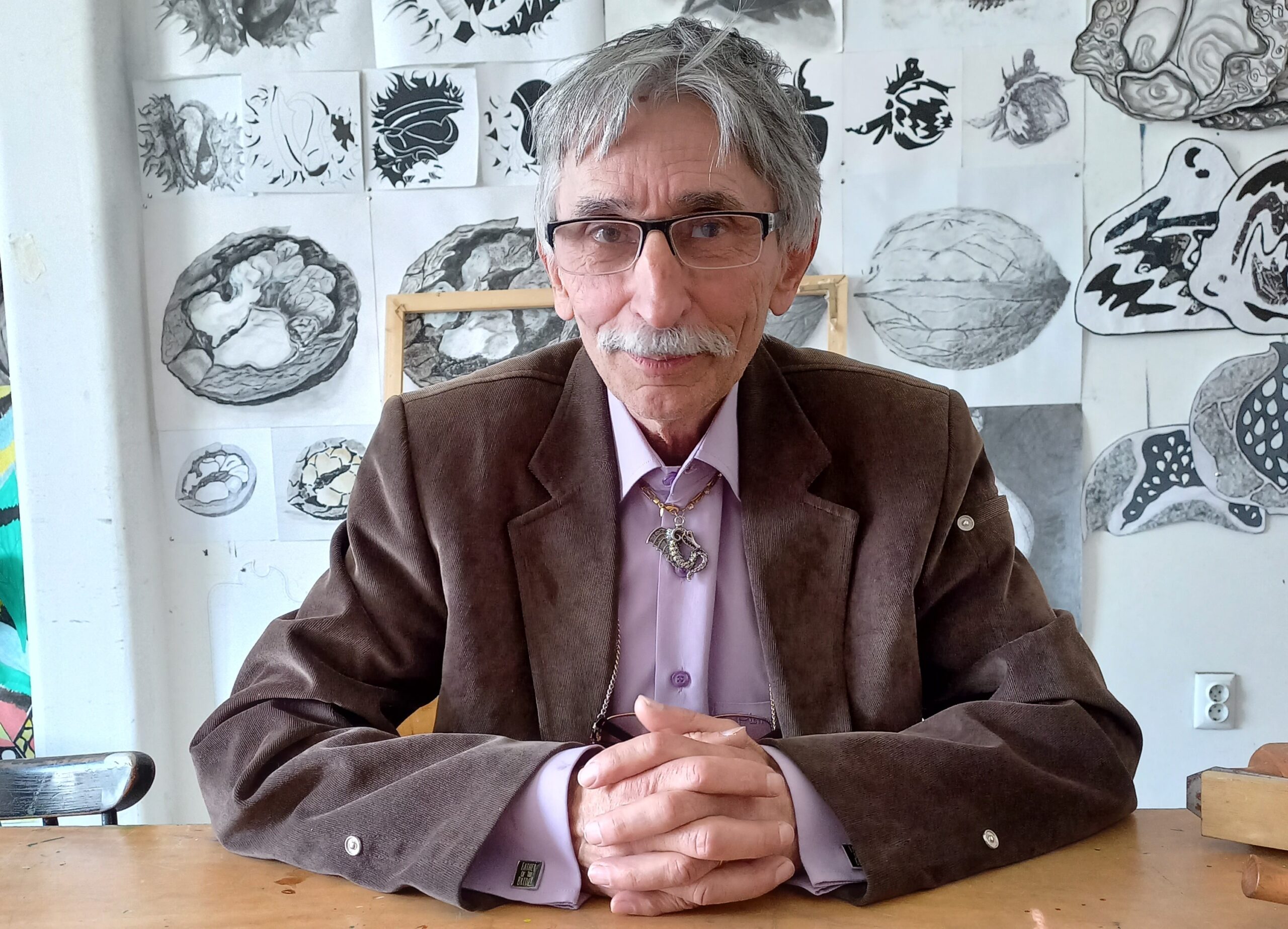 Student la 70 de ani! Emeric Siszer un artist plastic consacrat deja isi doreste sa se perfectioneze, aici la Universitatea Oradea