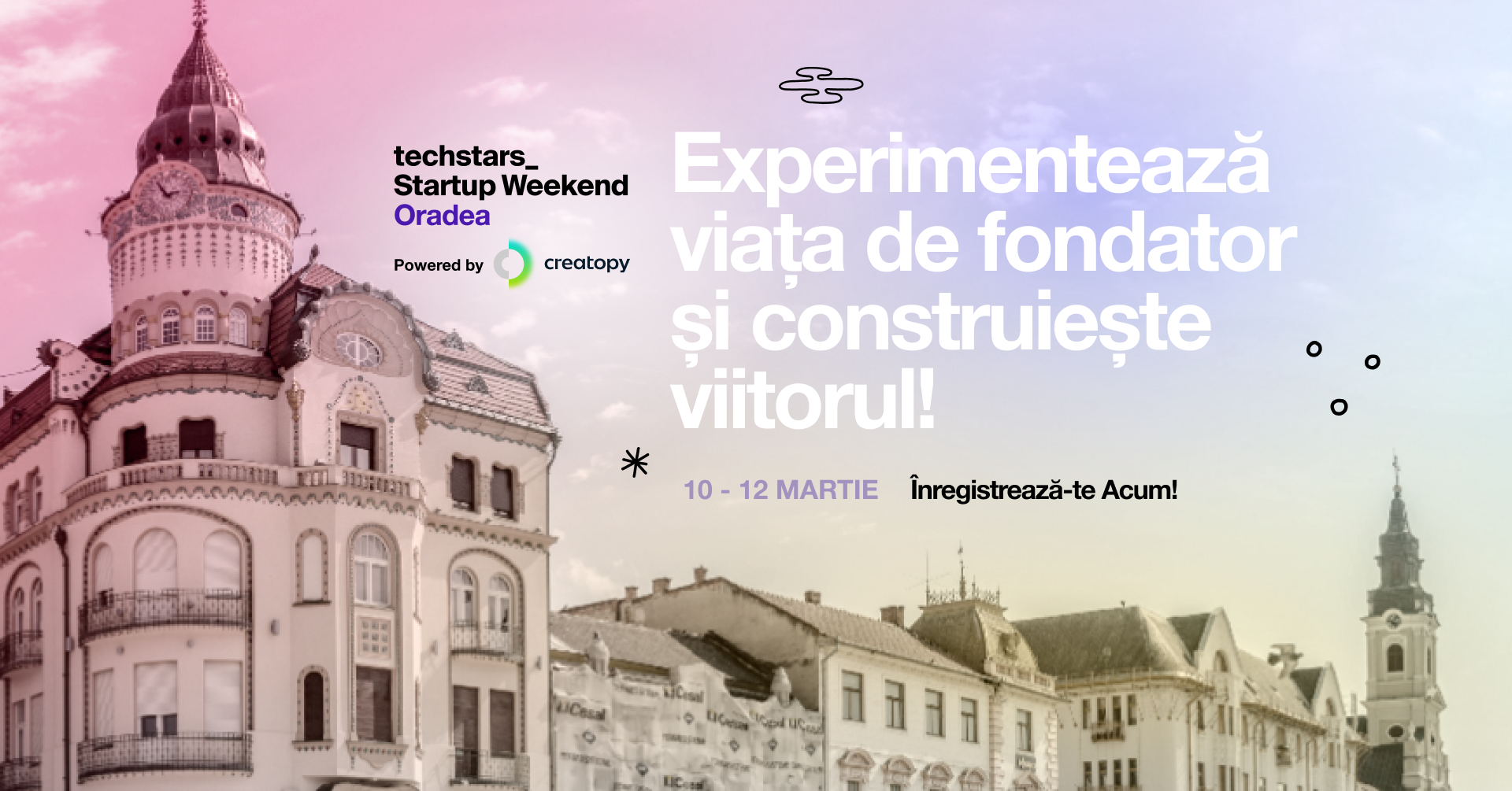 Competiție de inovație în domeniul startupurilor de tehnologie la Cetatea Oradea în 10-12 martie