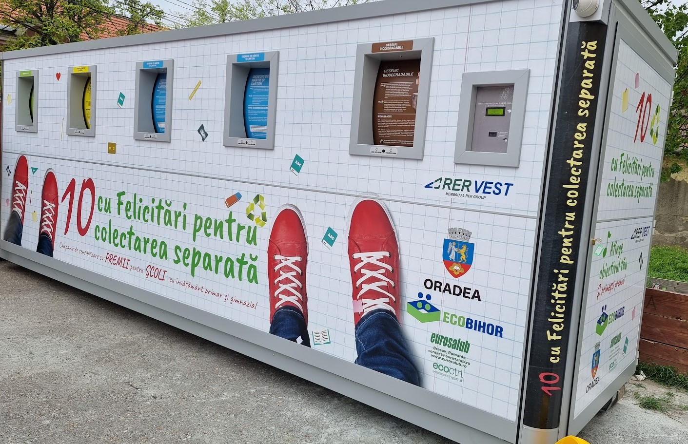 Foto | Colectarea separată a deșeurilor în școli, o nouă inițiativă a Primăriei Oradea, lansată cu succes. Scolile vor fi premiate
