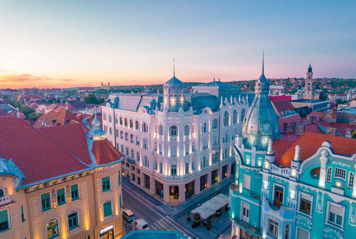 Oradea – Locul 1 in topul oraselor Art Nouveau din Europa, intrecand orase precum Budapesta, Barcelona sau Viena.
