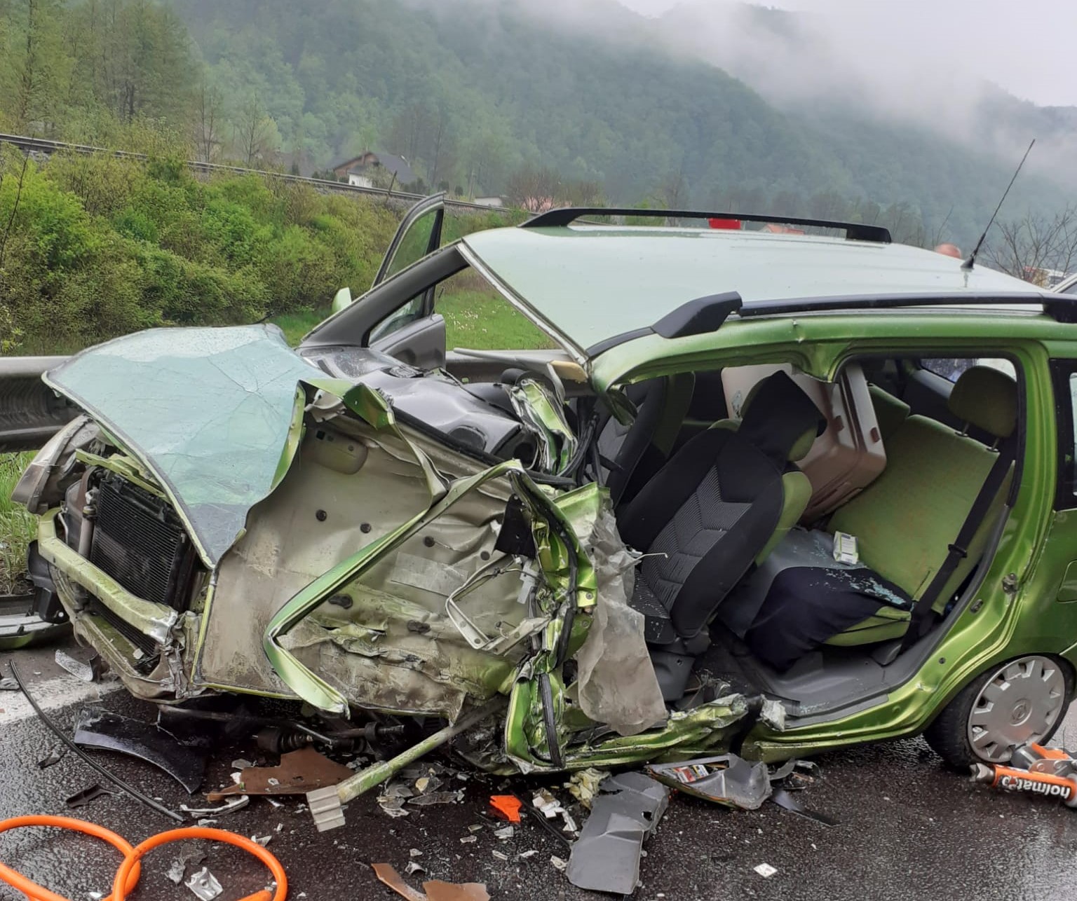 Accident mortal pe DN 1, in aceasta dimineata, in Negreni. Un bihorean a murit nevinovat.