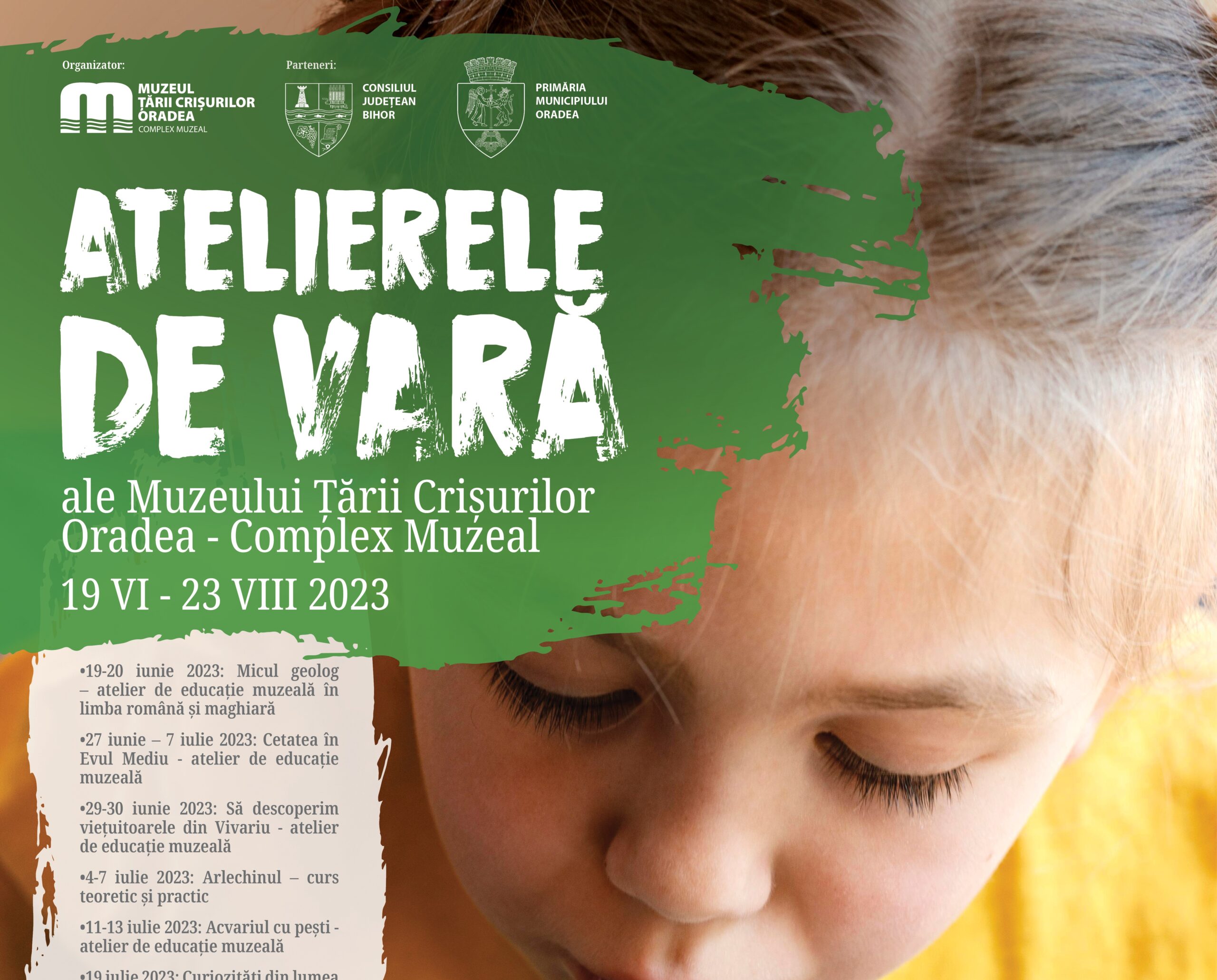 Programul atelierelor de vara la Muzeul Tarii Crisurilor