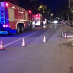 Incendiu violent, ieri seara pe strada Leonardo da Vinci din Oradea. O femeie de 39 de ani a ajuns la spital