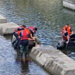 Foto/Video | Un barbat s-a inecat in apele Crisului Repede, in zona barajului din Oradea