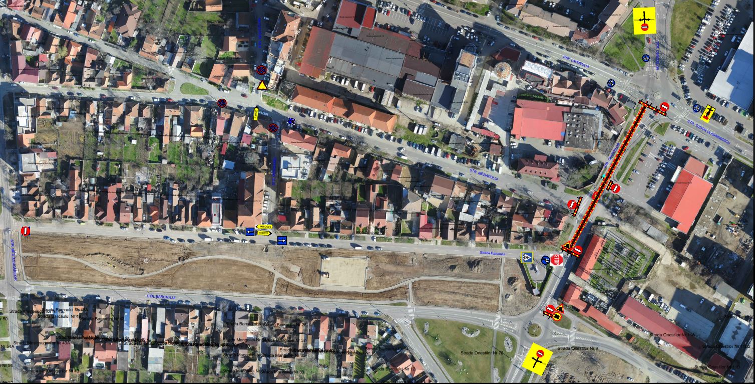 Strada Onestilor va fi inchisa timp de 2 saptamani, incepand de luni, 24 iulie 2023