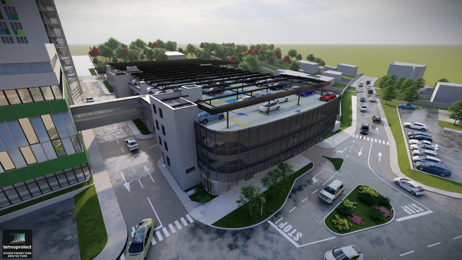 Foto | A fost semnat contractul pentru construirea parcarii supraetajate de la Spitalul Judetean Oradea