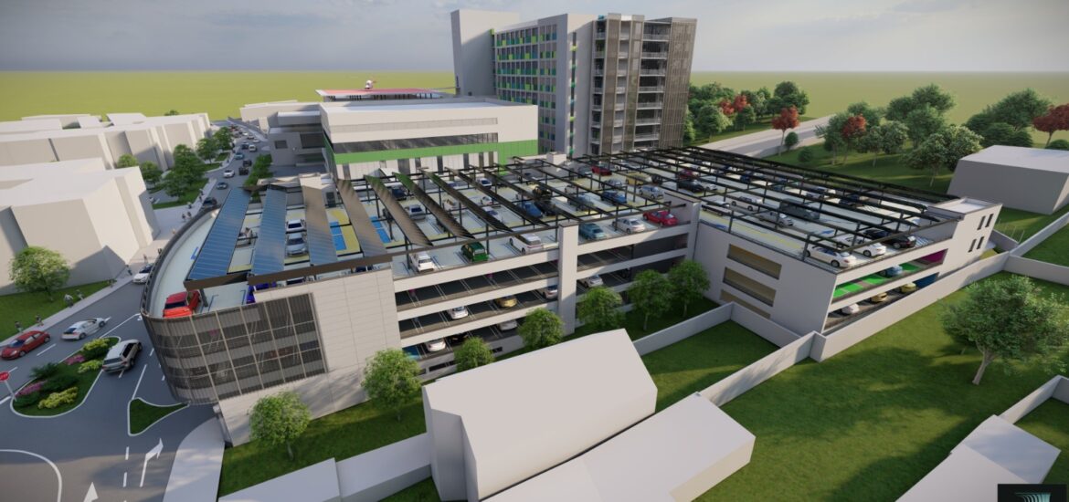 Au inceput pregatirile pentru constructia parcarii multietajate de langa Spitalul Judetean din Oradea