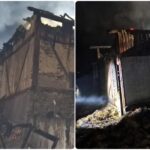 Un incendiu violent, provocat e scurtciurcuit electric, era sa lase o familie din localitatea Valani de Pomezeu fara casa si toate bunurile lor