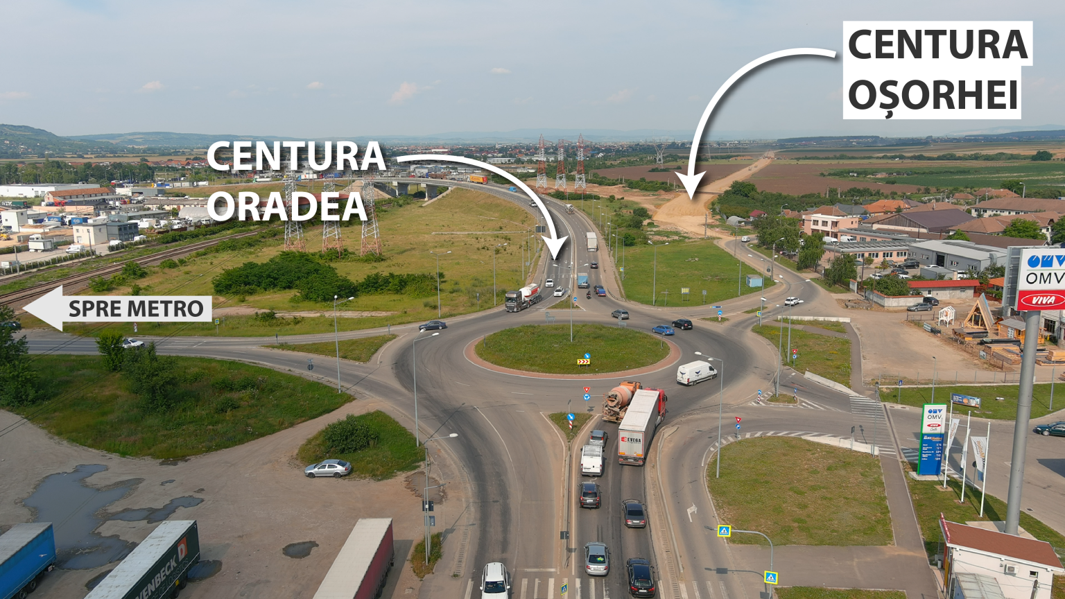 Foto | Stadiul lucrarilor la Centura Osorhei au ajuns la 40%