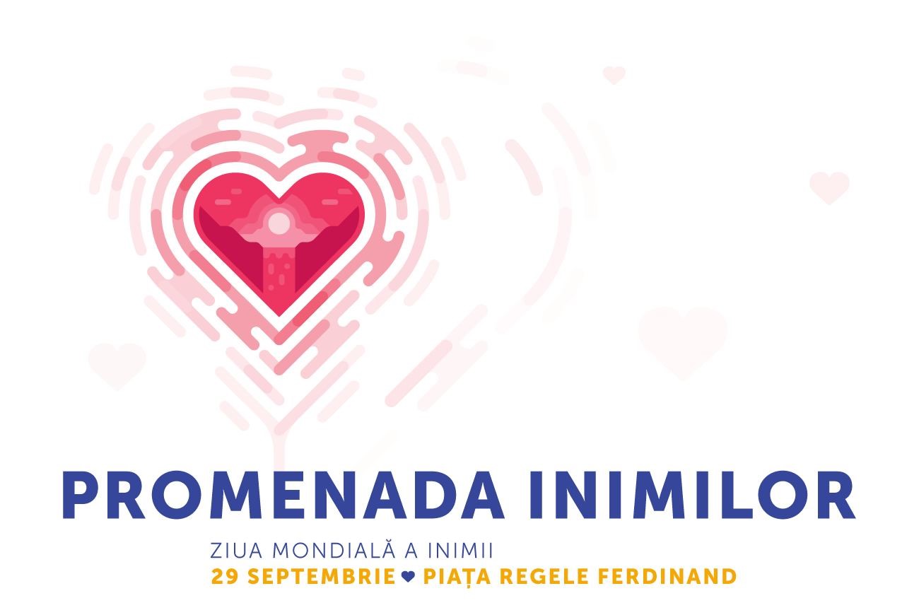 Eveniment “Promenada Inimilor” de Ziua mondială a inimii, in 29 septembrie la Oradea