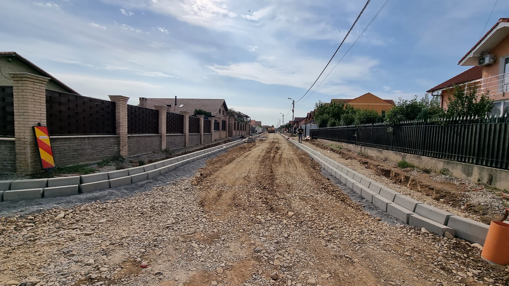 Inca o strada din Cartierul Grigorescu din Oradea se afla in curs de modernizare