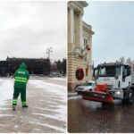 A nins la Oradea. Muncitorii si utilajele RER au iesit in teren