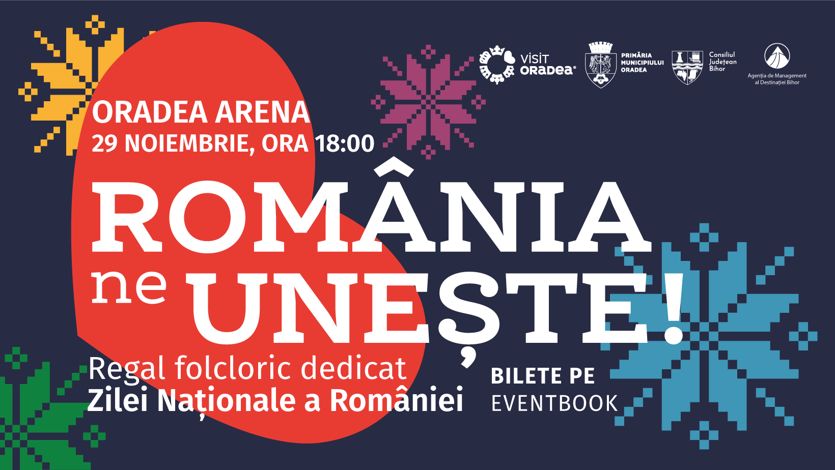 România ne Unește – 2023. O noua editie a evenimentului devenit deja traditie, organizat in cinstea Zilei Nationale la Oradea