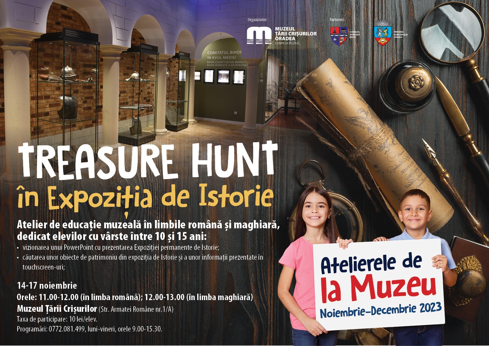 Tresure Hunt la Muzeul Tarii Crisurilor!