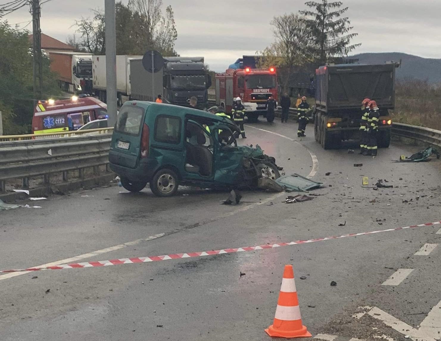 Concluzii politisti – Accidentul din Petrileni in care  femeia de 50 de ani din Buntesti a murit a fost provocat de victima.