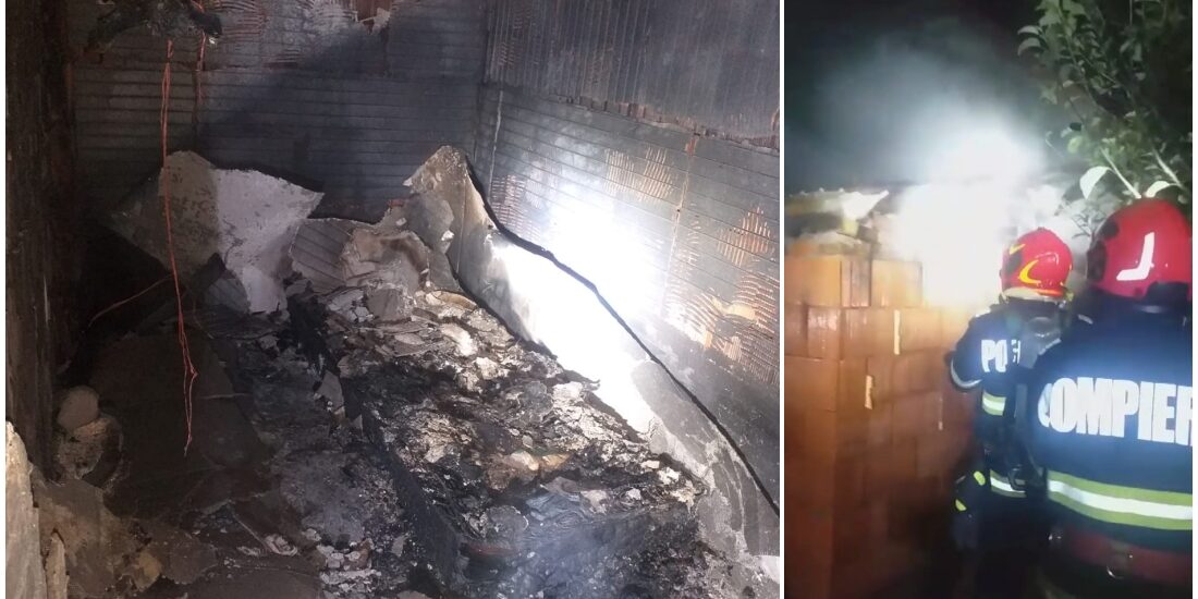 Un barbat de 64 de ani dintr-o localitate din judetul Bihor a murit carbonizat în interiorul propriei locuințe mistuite de flăcări
