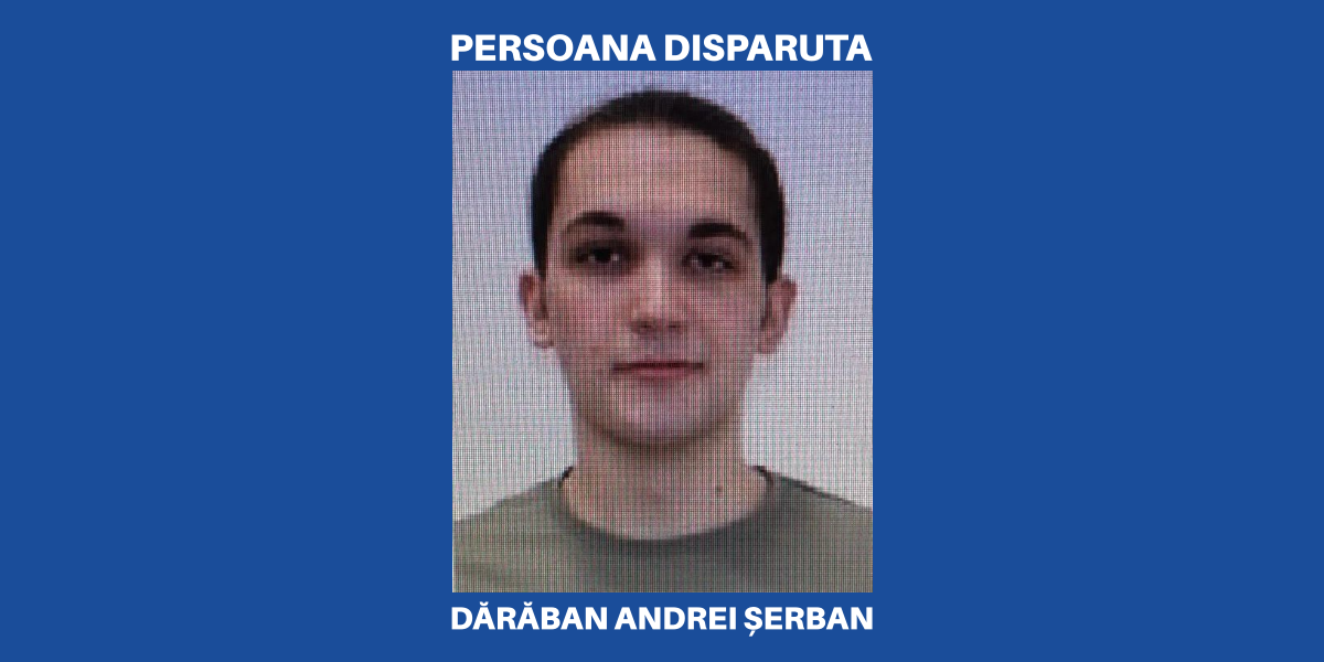 L-ati vazut? Un tanar de 18 ani din Oradea este dat disparut!