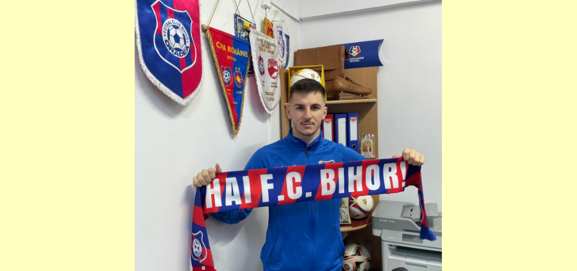 Transfer important pentru Fc Bihor. Mihai Gidea, fost jucator la CFR Cluj, a semnat pentru doi ani si jumtate cu clubul oradean