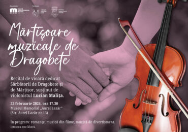 Recital de vioară dedicat sărbătorii de Dragobete și de Mărțișor la Muzeul „Aurel Lazar” din Oradea