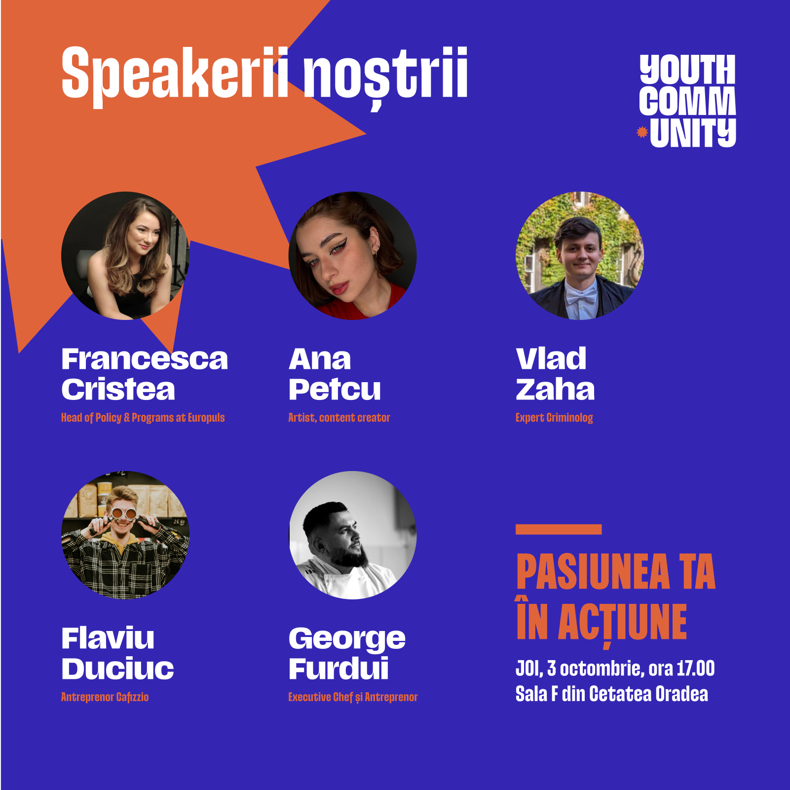 Descopera-ti pasiunea! Fundatia Comunitara Oradea organizeaza un eveniment menit sa inspire tinerii