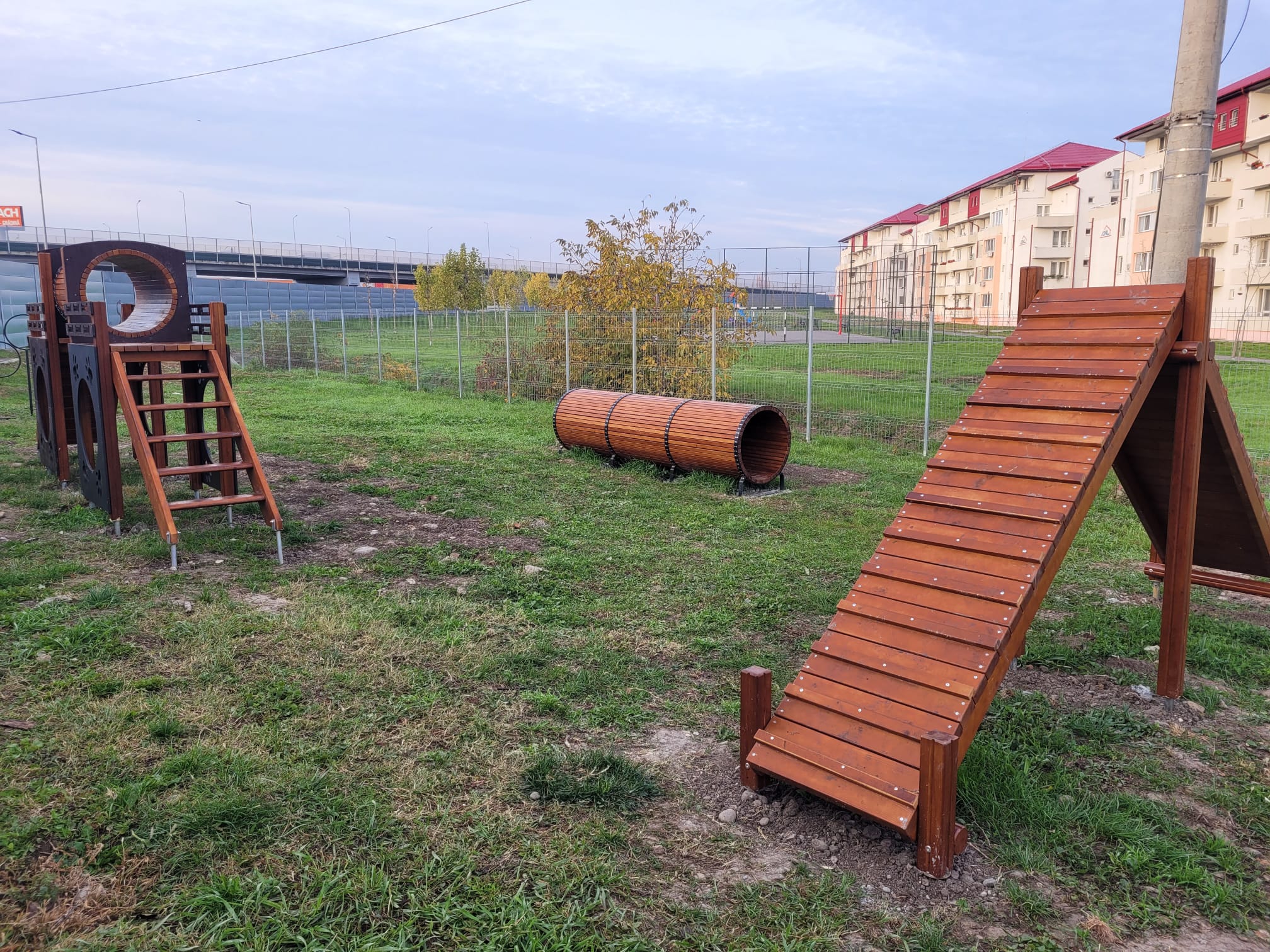 Primaria a finalizat primele locuri de joacă destinate animalelor de companie din Oradea