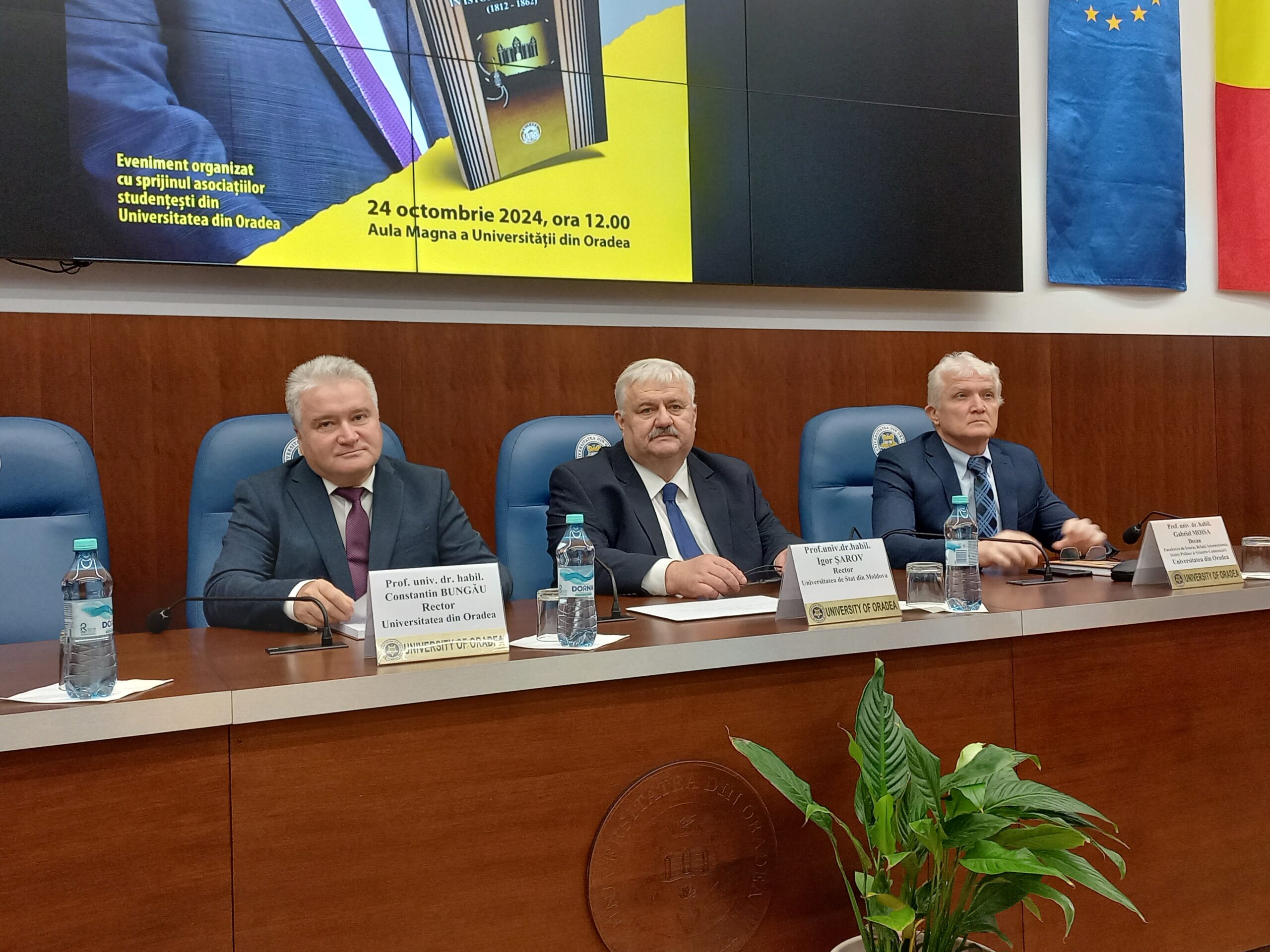 Rectorul Universității de Stat a Moldovei, prof. univ. Igor Șarov, la Oradea: „Basarabia se află sub tunurile propagandei rusești”