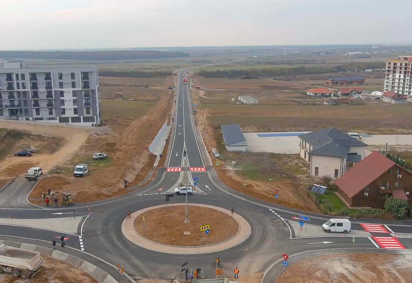 In Bihor si constructorii lucreaza mai repede. Jumatate din Inelul Metropolitan Oradea deschis cu 8 luni mai devreme