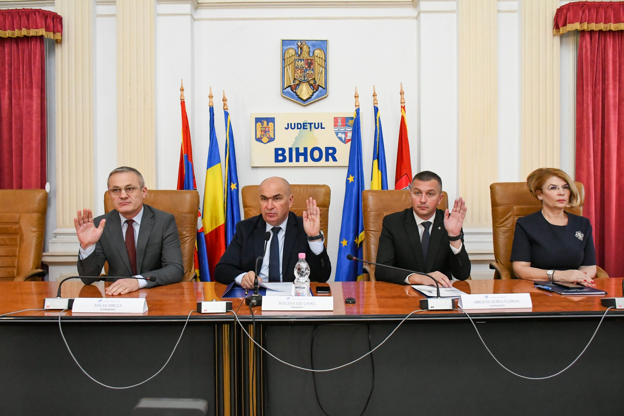 Noua conducere a Consiliului Județean Bihor și-a început mandatul