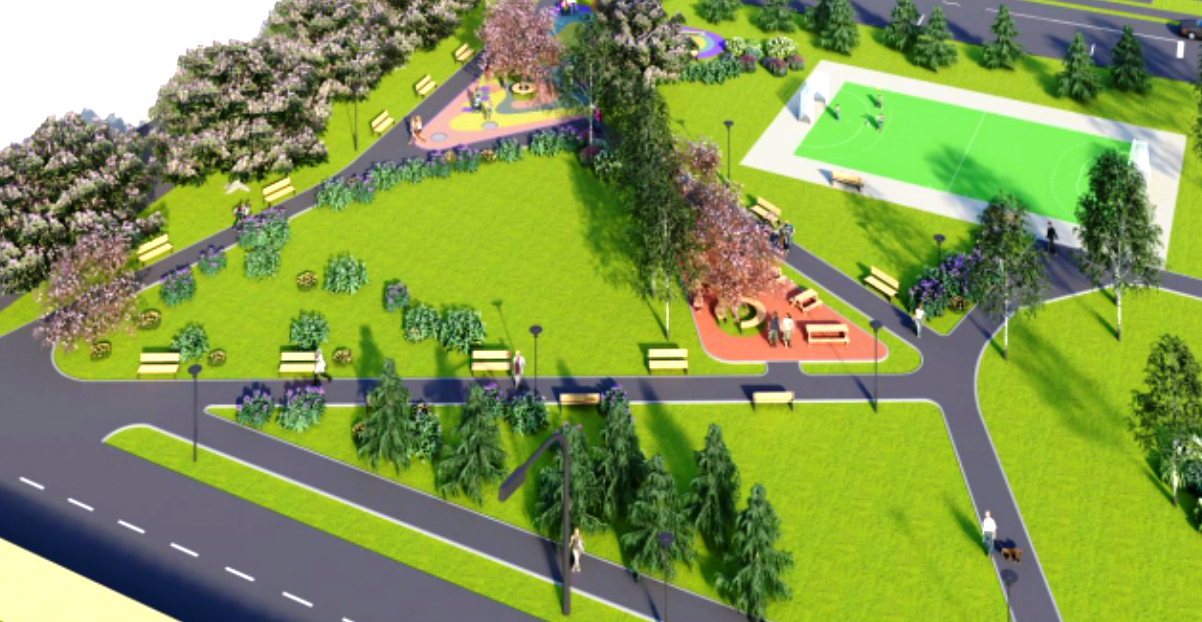 Lucrările de amenajare a parcului din zona Grigore Moisil și Ion Irimescu sunt în plină desfășurare