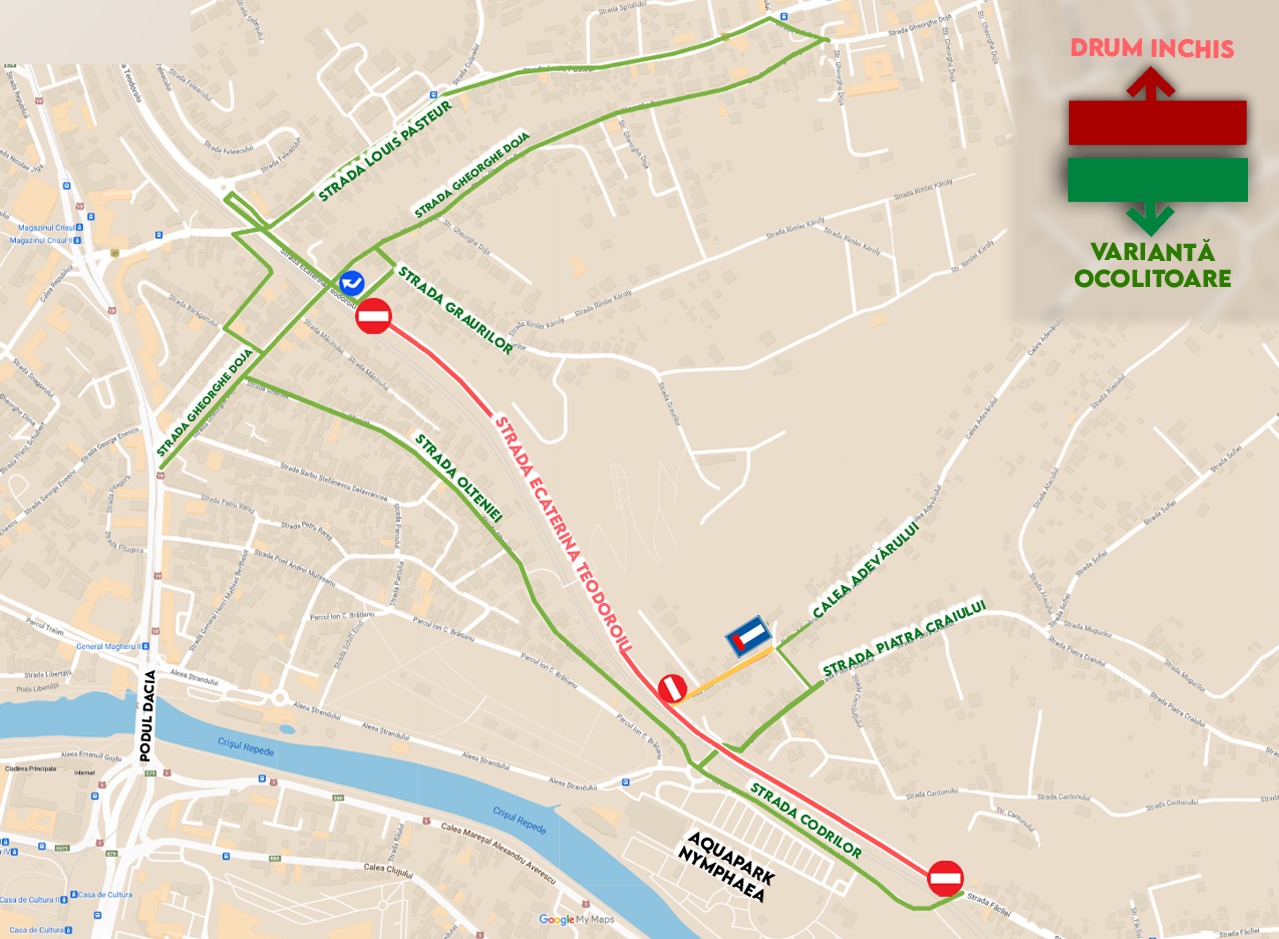 Circulația pe drumul expres, între strada Făcliei și Graurilor, se închide de joi, pentru lucrări de refacere a carosabilului