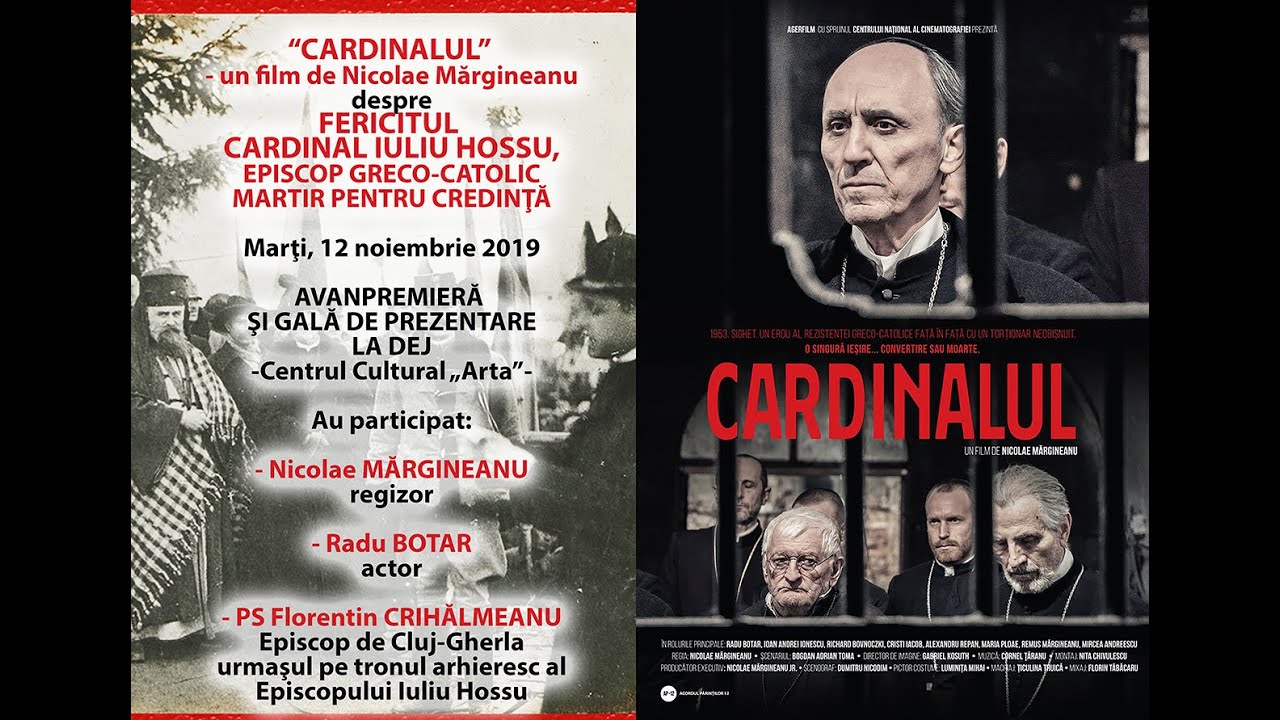 Filmul „Cardinalul” proiectat în liceele din Oradea, în cadrul Anului „Cardinal Iuliu Hossu”