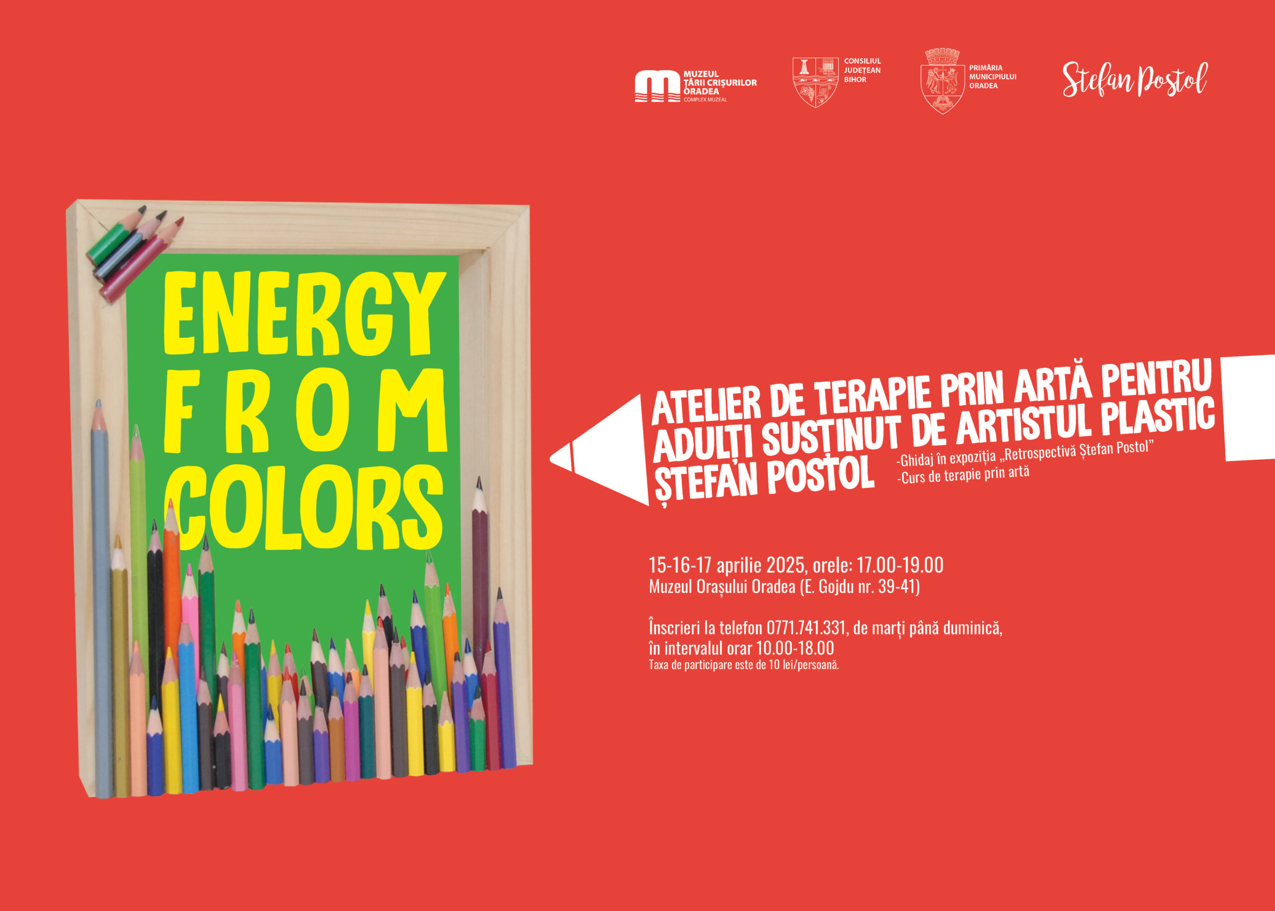 ATELIER DE TERAPIE PRIN ARTĂ „ENERGY FROM COLORS”