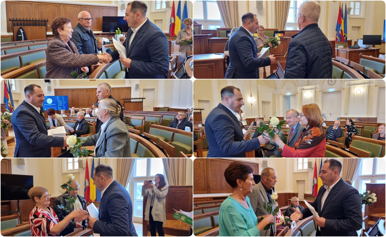 Traditie deja la Primaria Oradea. Nunta de Aur: 24 de cupluri orădene sărbătorite