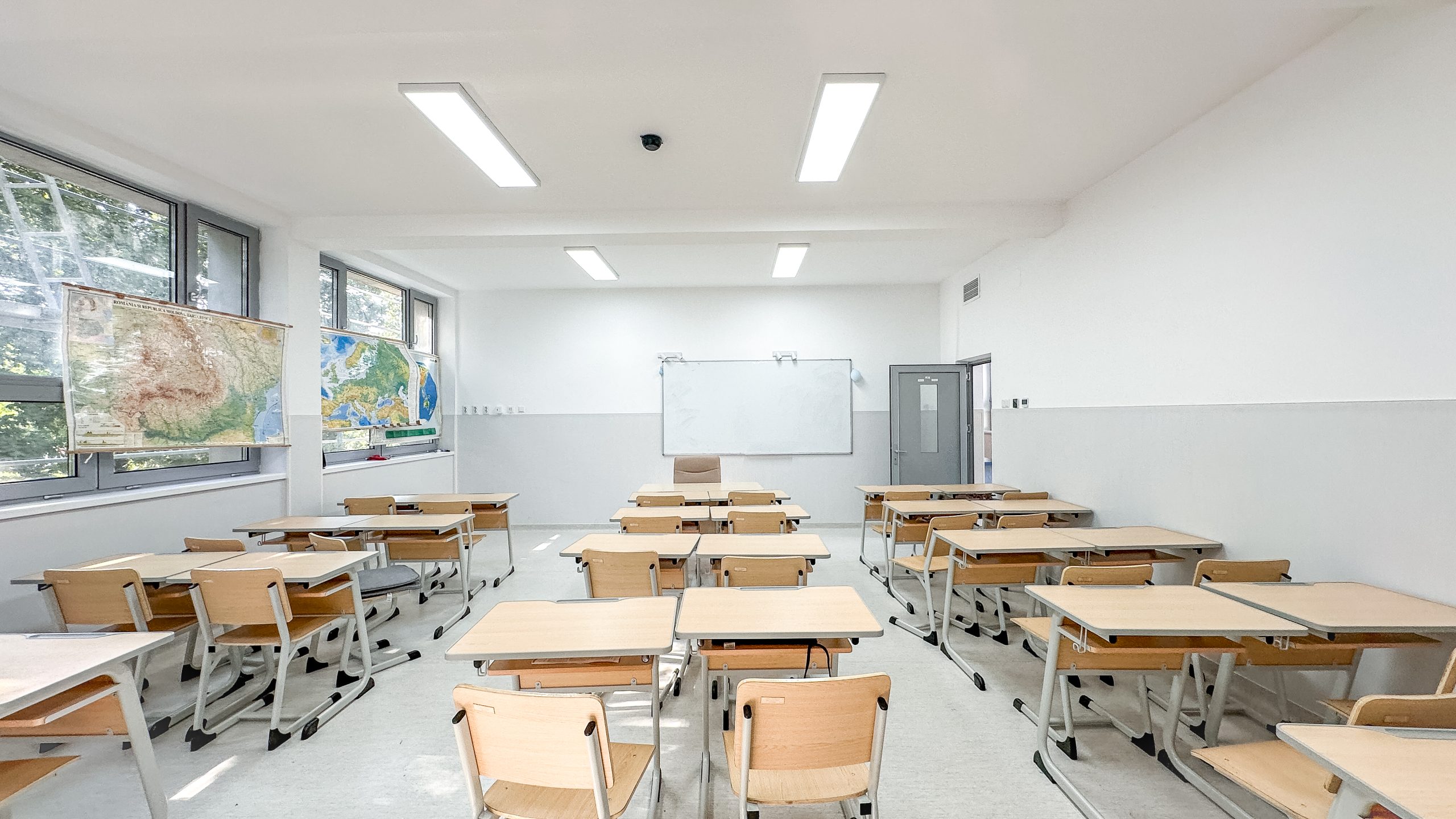 Lucrările de modernizare la Liceul Teoretic „Lucian Blaga” au ajuns la 70%