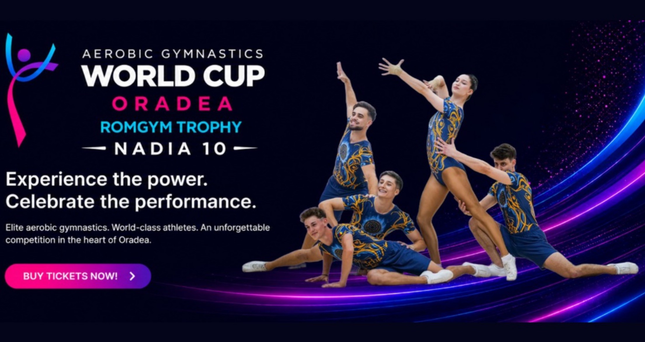 Cupa Mondială de Gimnastică Aerobică începe vineri la Oradea. Program și bilete