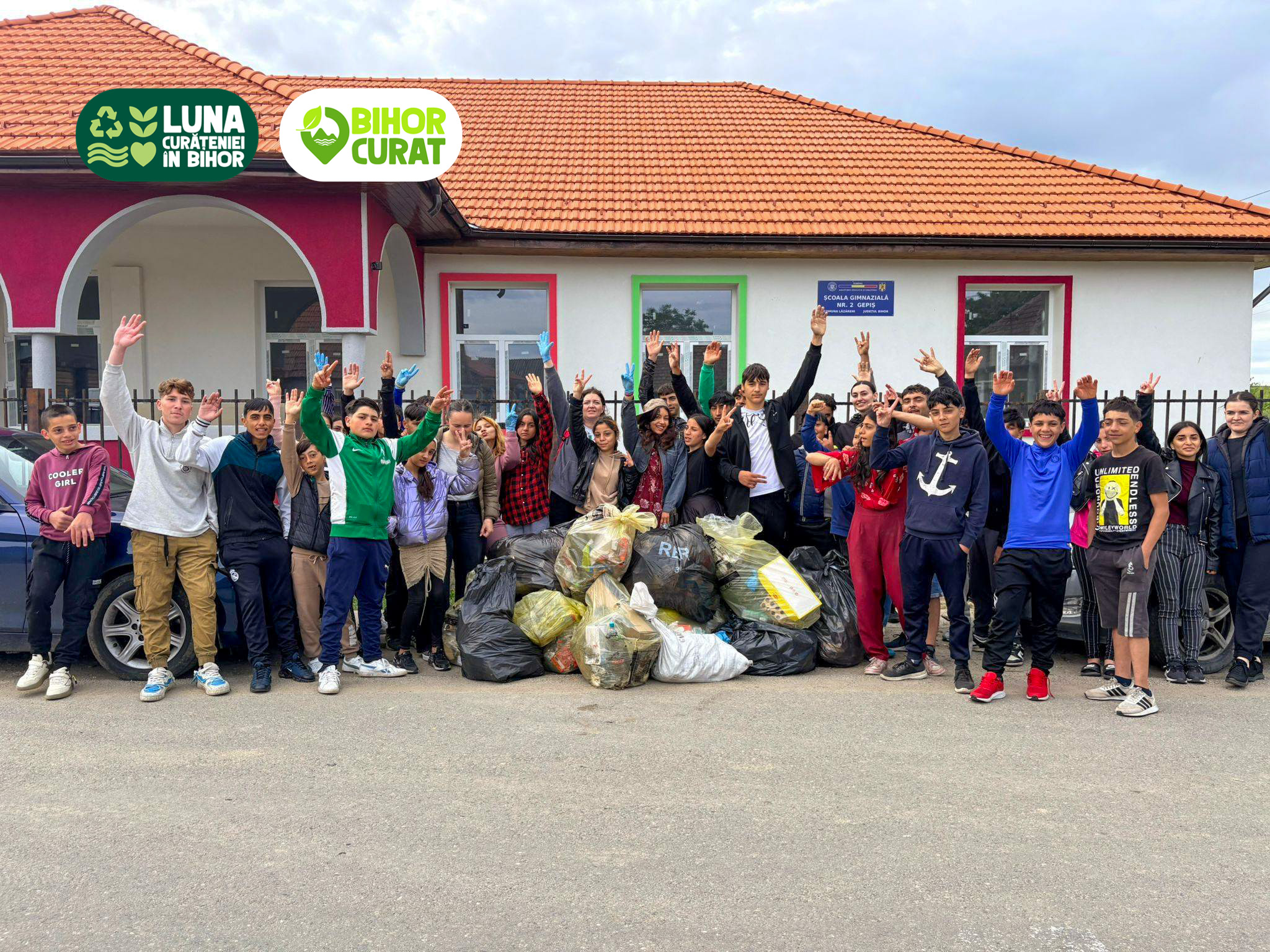 Peste 9.200 de elevi din Bihor au participat la „Bihor Curat”. 252 primesc vouchere de 500 de lei