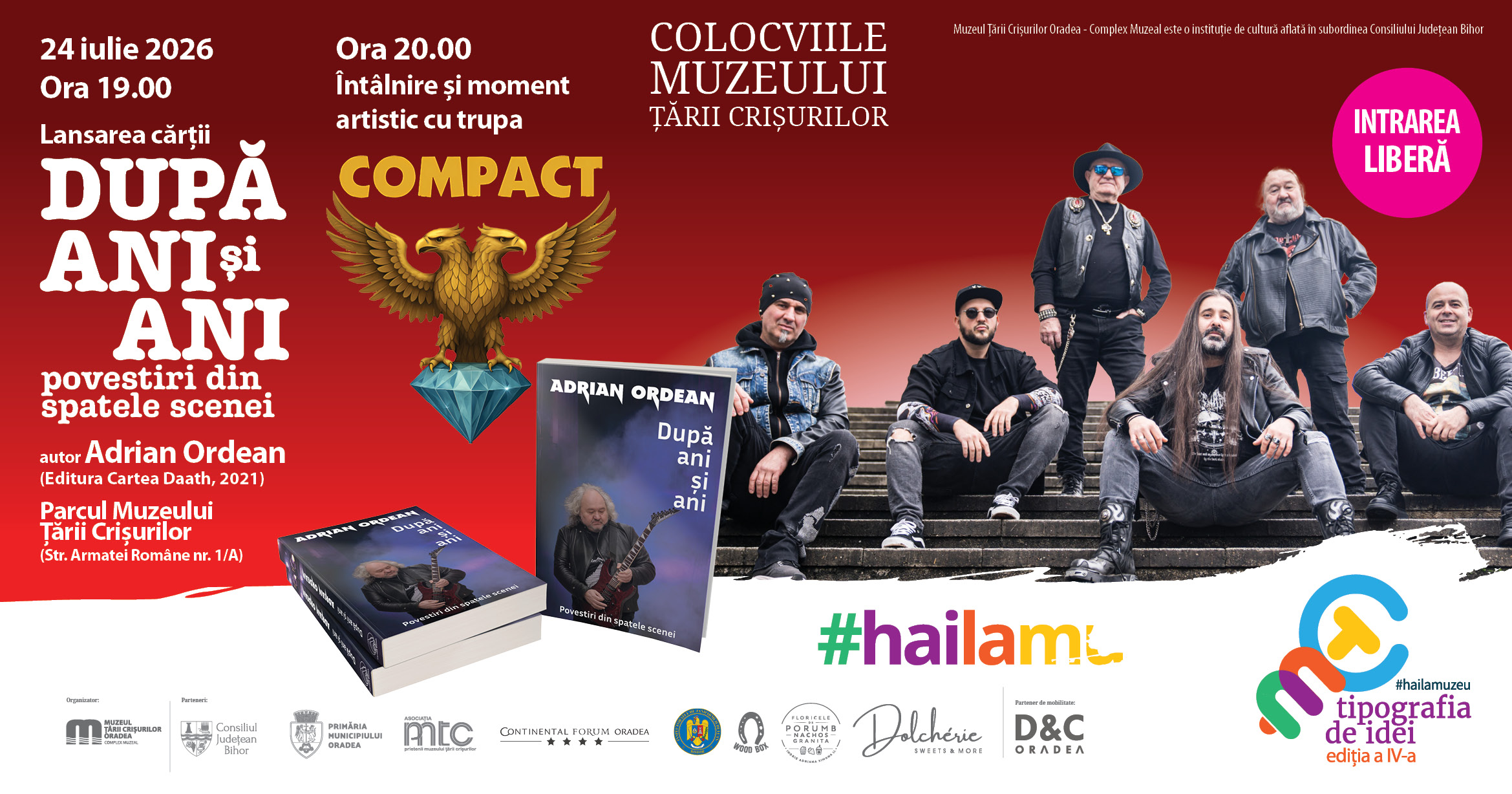 COMPACT vine la Oradea. Povești din culise și muzică live