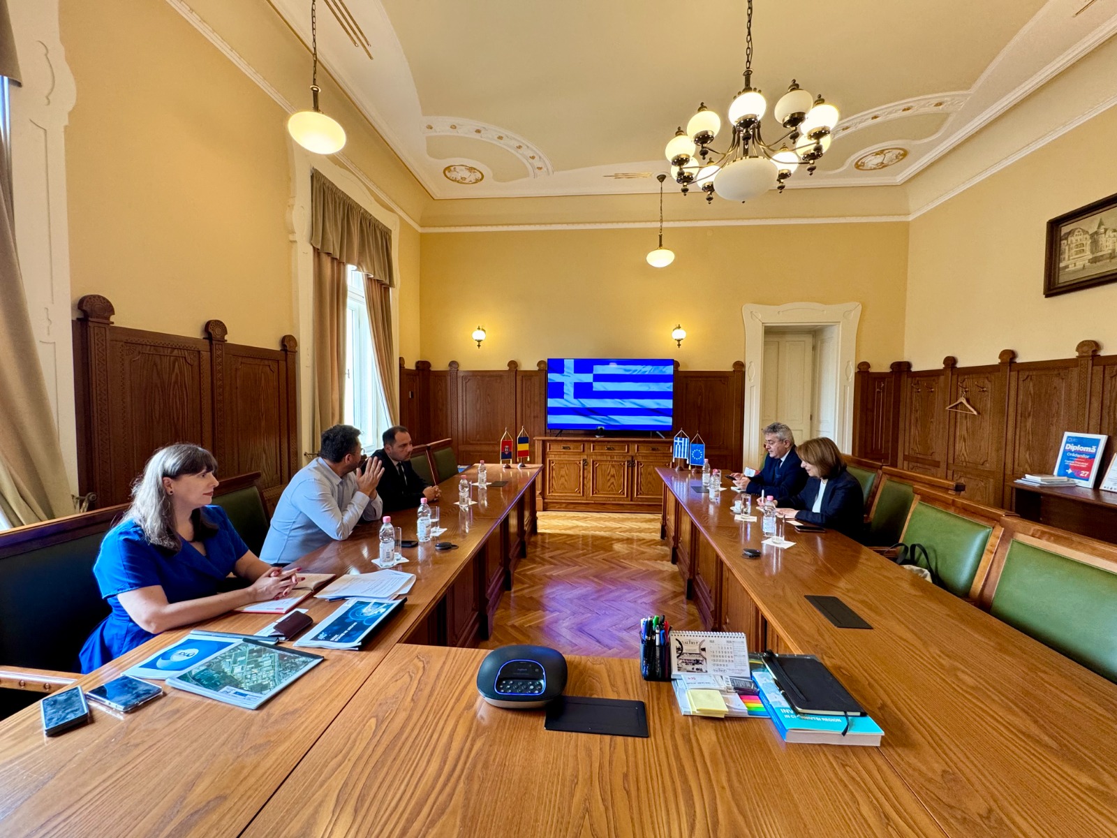 Oradea, prezentată Ambasadei Greciei ca hub regional pentru investiții, logistică și turism