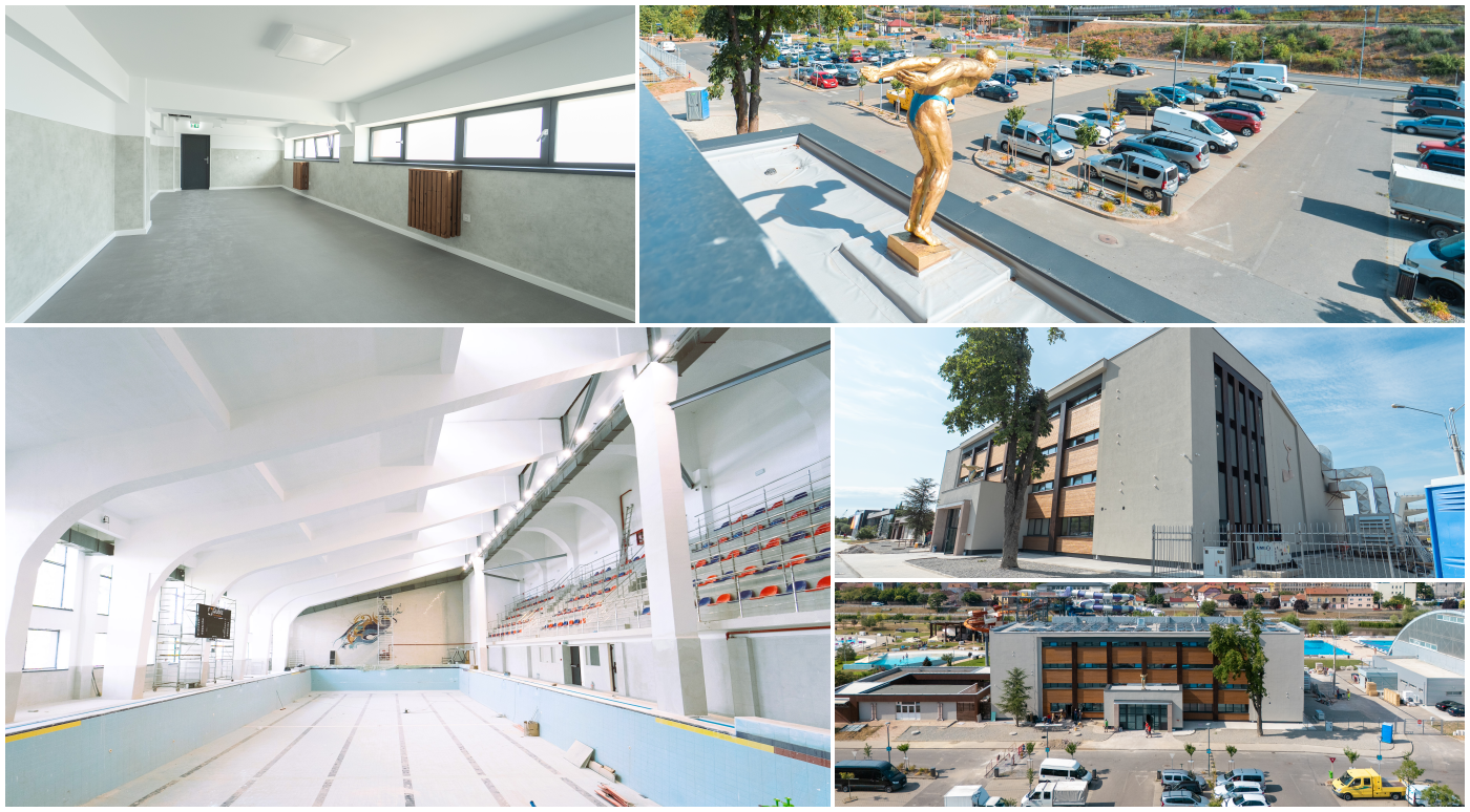 Bazinul Acoperit „Crișul” din Oradea, complet modernizat. Investiție de aproape 9 milioane de lei