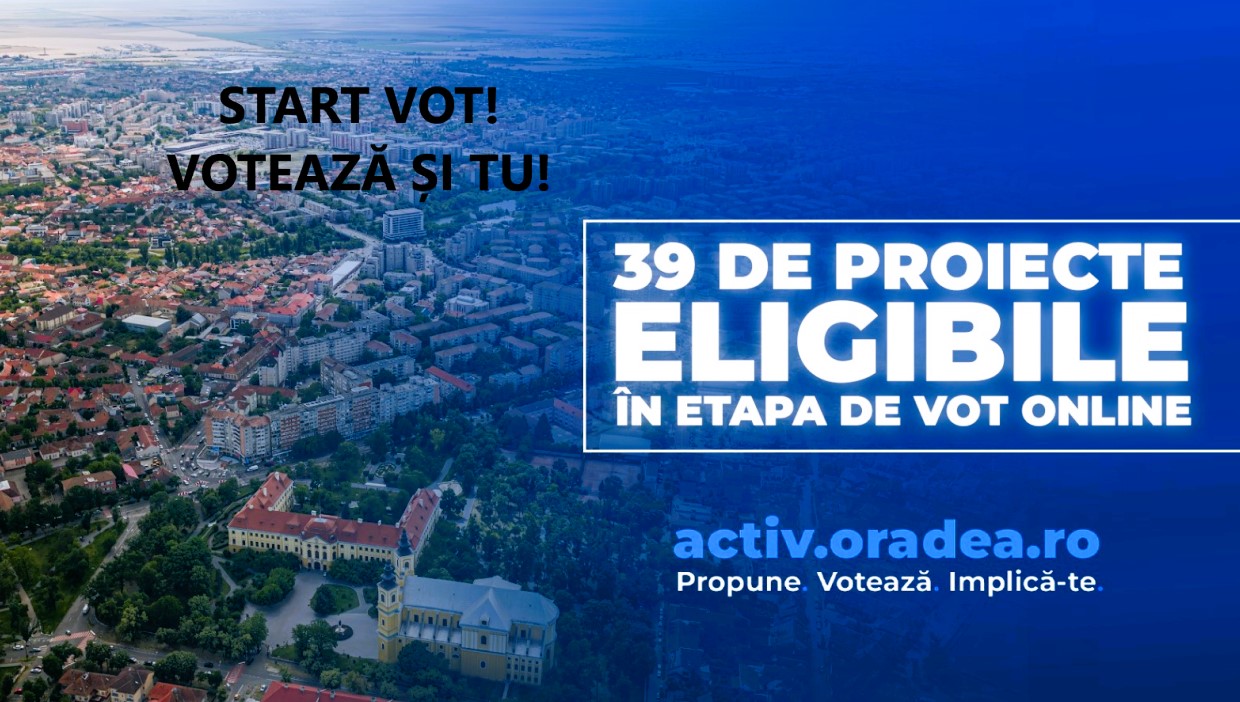 Orădenii pot vota proiectele care vor schimba orașul în 2026