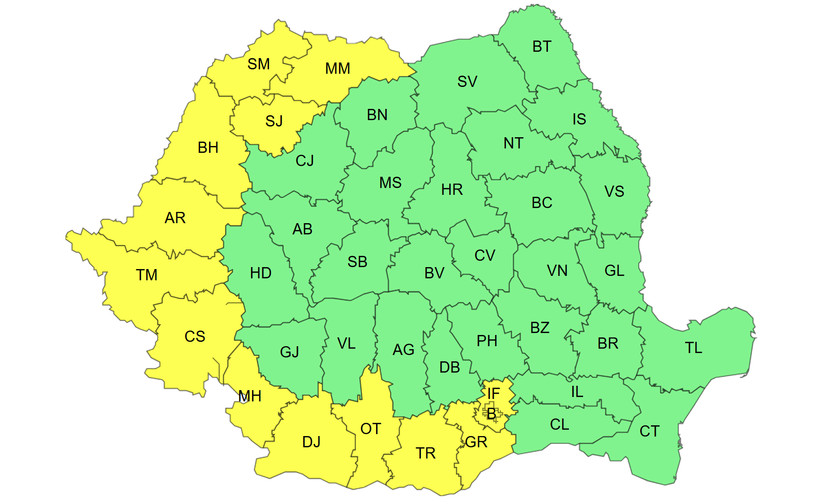 Cod galben de caniculă în Bihor: temperaturi de 37°C și nopți tropicale