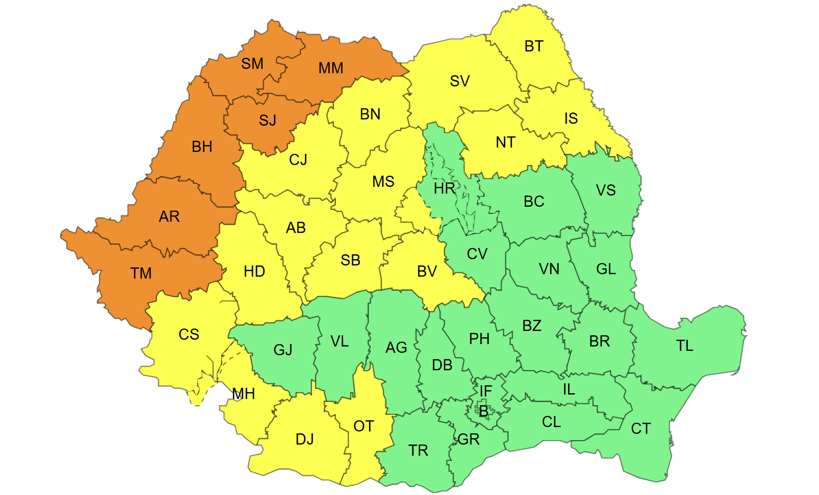 Canicula se intensifică în Bihor. Codul portocaliu continuă până duminică